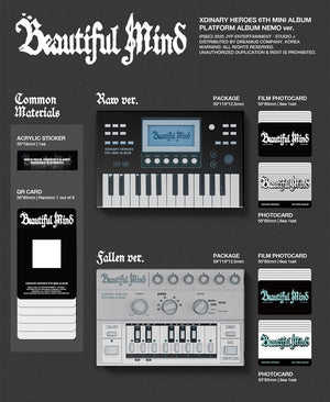 Xdinary-Heroes – 6th Mini Album [Beautiful Mind] (PLATFORM ALBUM NEMO ver.)