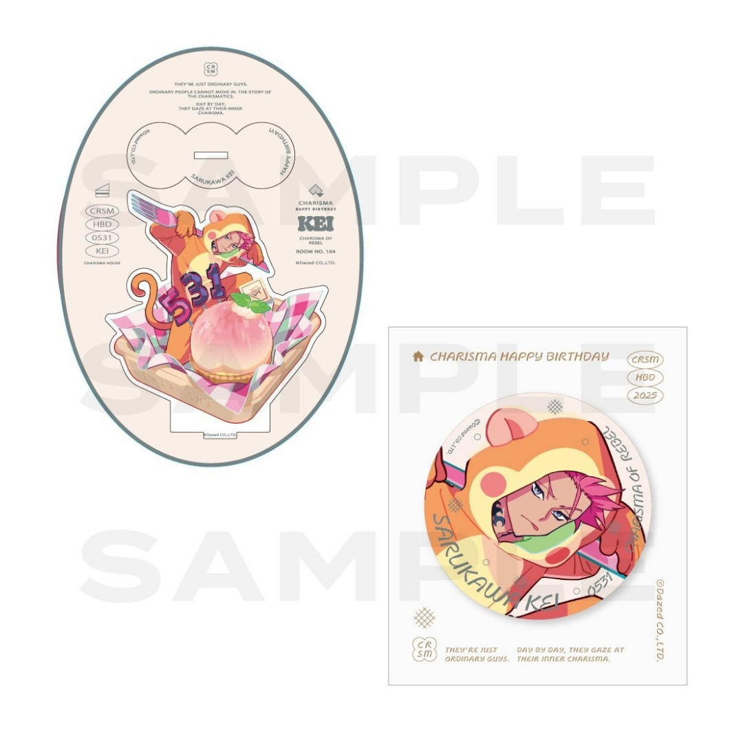 [PRE-ORDER] CHARISMA [カリスマ] Kei Sarukawa 2025 Birthday Goods