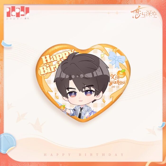 [PRE-ORDER] Love and Deepspace - Caleb 2025 Chibi Birthday Badge
